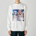 AzurのAzur&Azvl 白ワンピース Heavyweight Crew Neck Sweatshirt