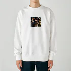 atto_usagiのクリスタルウィンクうさぎ Heavyweight Crew Neck Sweatshirt