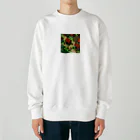 レトロゲームイラストのレトロゲードット絵ファミコン2 Heavyweight Crew Neck Sweatshirt