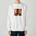 パワドラのサングラスをかけたイケオジ Heavyweight Crew Neck Sweatshirt