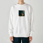 sion1010の泳ぐ猫グッズ Heavyweight Crew Neck Sweatshirt