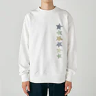 つきしょっぷのくすみカラーの星 Heavyweight Crew Neck Sweatshirt