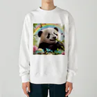 FUJISHIKAのPANDA ENRICH YOUR HEART Heavyweight Crew Neck Sweatshirt