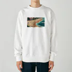 かてこの洋服販売所の波の調べ Heavyweight Crew Neck Sweatshirt