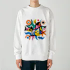 tohateの春 Heavyweight Crew Neck Sweatshirt