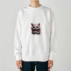 AI妖怪大図鑑の桜妖怪　ゴウカクニャ Heavyweight Crew Neck Sweatshirt