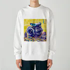 the blue seasonのメカニックの夢遊園地 Heavyweight Crew Neck Sweatshirt