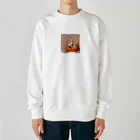 _euphoria_の黄金のうさぎ Heavyweight Crew Neck Sweatshirt