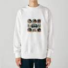 MOONY'S Wine Closetの夢心地な月夜の小さなワイン屋さん Heavyweight Crew Neck Sweatshirt