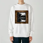 yasuwoのレトロ　風景 Heavyweight Crew Neck Sweatshirt