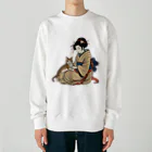 Be.BonHa 【ビーボナ】のいつの時代も猫が好き Heavyweight Crew Neck Sweatshirt