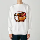 ドッくんショップのホットドッくん Heavyweight Crew Neck Sweatshirt