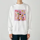 MEGROOVEのドーナツいっぱい🍩 Heavyweight Crew Neck Sweatshirt