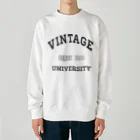 Aki1990-1990のビンテージ大学　 Heavyweight Crew Neck Sweatshirt