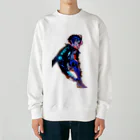 DRILLERのAI美少女サイバーパンク Heavyweight Crew Neck Sweatshirt