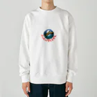 Yanjiisのアオリちゃん　気合 Heavyweight Crew Neck Sweatshirt