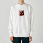 Y m @Y's shopの猫とマカロン Heavyweight Crew Neck Sweatshirt