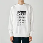 アトリエアイリスのペンギン検査表2 Heavyweight Crew Neck Sweatshirt