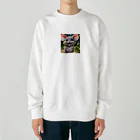 Fujimishokaiのこのチャーミングなネズミがあなたの心を癒します。 Heavyweight Crew Neck Sweatshirt