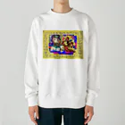 エネハピる〜🫧✨のゆりオリジナル宇宙アート🎨 Heavyweight Crew Neck Sweatshirt