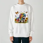 チロライショップのPretty　ミニチュアホース Heavyweight Crew Neck Sweatshirt