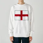 お絵かき屋さんのイングランドの国旗 Heavyweight Crew Neck Sweatshirt