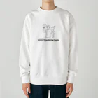 1682HOHETOの明日から禁煙 Heavyweight Crew Neck Sweatshirt