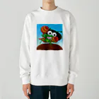 いぬいぬいのふんチョリーナ Heavyweight Crew Neck Sweatshirt