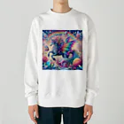 チロライショップのカラフル羽馬 Heavyweight Crew Neck Sweatshirt