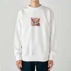 ゆうちゃんNFTいいねの耳長が可愛いフェネックちゃん13 Heavyweight Crew Neck Sweatshirt