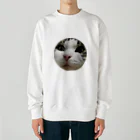 うちのにゃんず🐈のみーみーちゃんのメンチ Heavyweight Crew Neck Sweatshirt