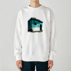 Buildingsの廃墟 12 Heavyweight Crew Neck Sweatshirt