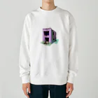 Buildingsの廃墟 13 Heavyweight Crew Neck Sweatshirt