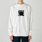 AI妖怪大図鑑のうに妖怪　バッフン Heavyweight Crew Neck Sweatshirt