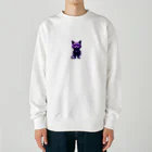 メロンパン猫の宇宙に連れてってくれる猫 Heavyweight Crew Neck Sweatshirt