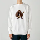 中年の詩のベーシスト Heavyweight Crew Neck Sweatshirt