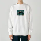 Melia-wizard-cのハートフルドルフィン Heavyweight Crew Neck Sweatshirt