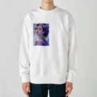 AQUAMETAVERSEのブルーの宝石を身につけて　ラフルール　1859 Heavyweight Crew Neck Sweatshirt