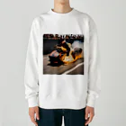 the blue seasonの熱狂のドラッグレース - 火を噴くスピードの挑戦 Heavyweight Crew Neck Sweatshirt