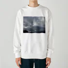 そらの4月22日　吹き荒れる風と雲 Heavyweight Crew Neck Sweatshirt