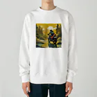 shime_savaの旅するバイカー Heavyweight Crew Neck Sweatshirt