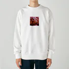 美女 アニメ 風景 おすすめの癒しの風景 Heavyweight Crew Neck Sweatshirt