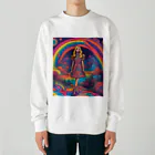 Unique Existenceのpsych girl Heavyweight Crew Neck Sweatshirt