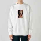 美少女学院の黒髪美少女　美鈴ちゃん４ Heavyweight Crew Neck Sweatshirt