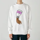 咲川マイゴのチューブわんこ Heavyweight Crew Neck Sweatshirt