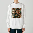 AQUAMETAVERSEの読者習慣　なでしこ1478 Heavyweight Crew Neck Sweatshirt