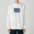 きまぐれ更新ゆるかわイラスト屋さんのたんぽぽの綿毛 Heavyweight Crew Neck Sweatshirt