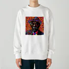 ヲシラリカの渋いおじさん　カラフル Heavyweight Crew Neck Sweatshirt