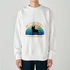 dreamy-designのわんちゃん　フレンチブルドッグ Heavyweight Crew Neck Sweatshirt