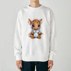 Vasetti_pressのオレンジドラゴン Heavyweight Crew Neck Sweatshirt